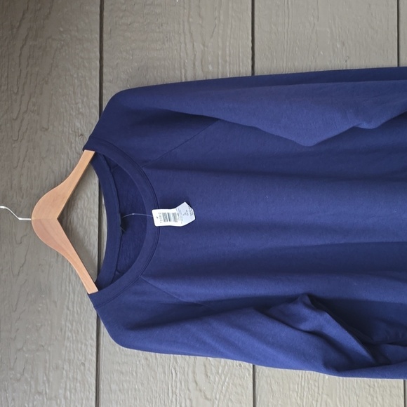 Torrid Classic Fit Ultra Soft Fleece Crew Neck Raglan Sweatshirt NWT Navy blue 3 - Picture 7 of 10